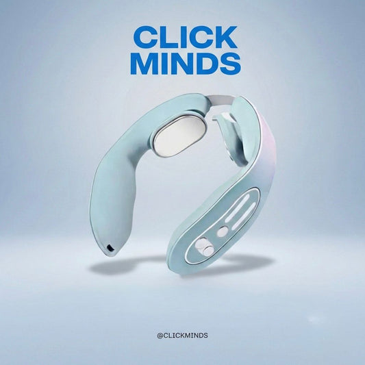 ClickMinds™ Smart Neck Relief Device (EMS & Heat)