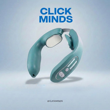 ClickMinds™ Smart Neck Relief Device (EMS & Heat)